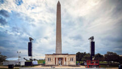 LMG provided Freedom 250’s projection-mapping of the Washington Monument in July, accompanied by an L-Acoustics system for sound on the National Mall