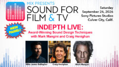 Top Pros to Share Sound Design Secrets at Mix Sound for Film & TV