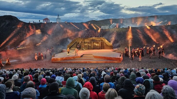 ‘Elden’ is performed yearly in unusual outdoor conditions, putting its audio system to the test.