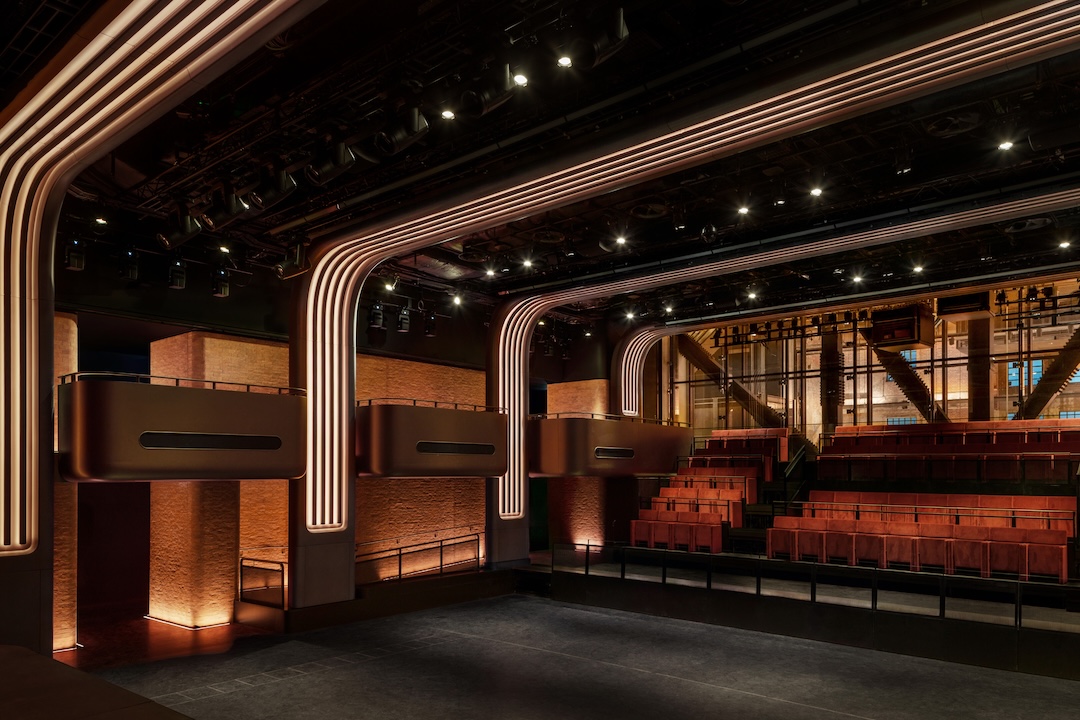 All concerts presented at the venue can be recorded for broadcast and/or livestreamed, with studios capturing multitrack spatial audio recordings of the events in backstage studios. Photo: Apple.