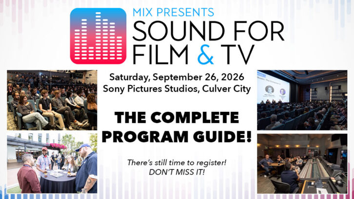 Mix Sound for Film & TV: The Complete Program Guide!