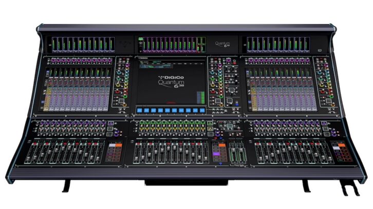 DiGiCo’s Quantum638 digital mixing console.