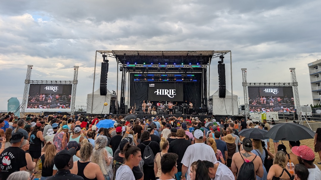 A massive dBTechnologies P.A. provided audio for 22 concerts during the Virginia Beach Super Girl Surf Festival