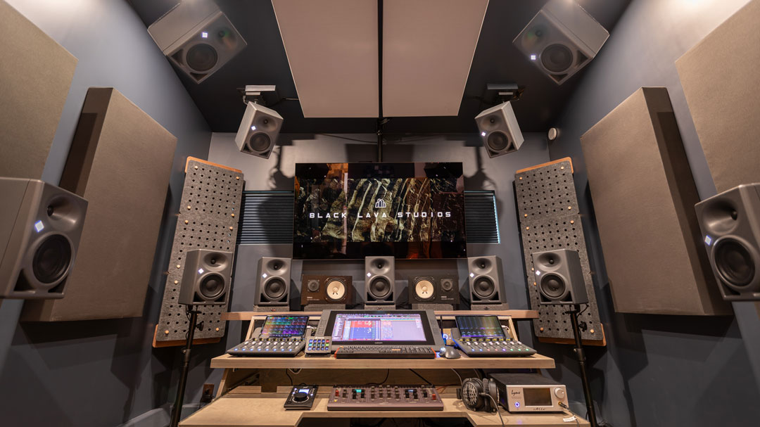 Located in Sacramento, Black Lava Studios supports Dolby Atmos music mixing and mastering, film and documentary work, sound design, recording and quality control.