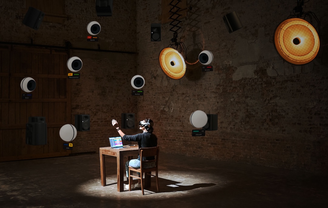 Around the same time Neumann was introducing the re-issued M 50 V microphone, the company also debuted Virtual Immersive Studio, a forward-looking spatial audio environment.