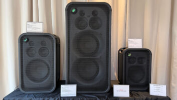 (L-R): Sony ULT Tower 7, ULT Tower Max and ULT Tower 5 Speakers. Photo: Future.