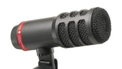 Audio-Technica has re-released its ATM25 hypercardioid dynamic instrument microphone