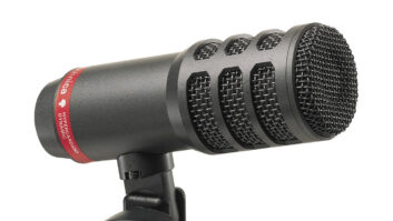 Audio-Technica has re-released its ATM25 hypercardioid dynamic instrument microphone