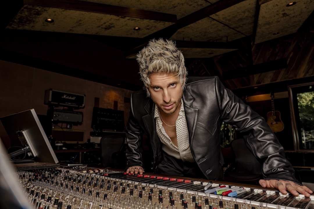 Watt with his 1970s, 32-channel Cadac console originally built for London’s Wessex Sound Studios. Photo: Mathieu Bitton.
