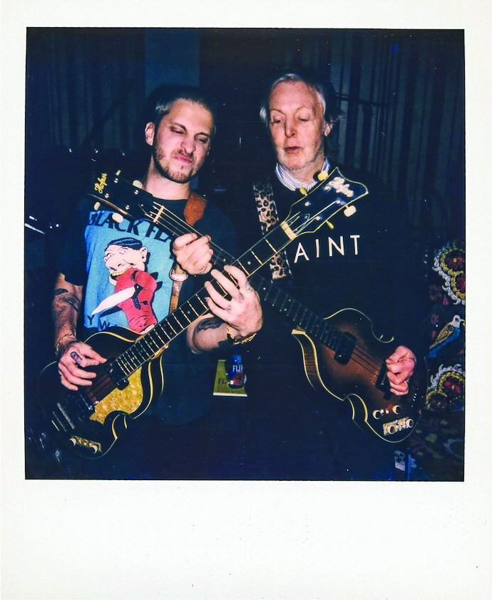Watt and Paul McCartney spent more than four years lowkey creating music together before turning the results into Macca’s recent The Boys of Dungeon Lane album. Photo: Courtesy of Andrew Watt.