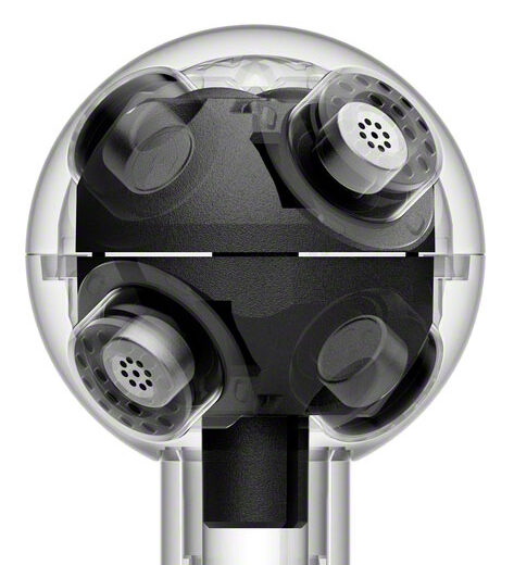 The Sony ECM-AX10 sports four capsules and can record in spatial, binaural and stereo.