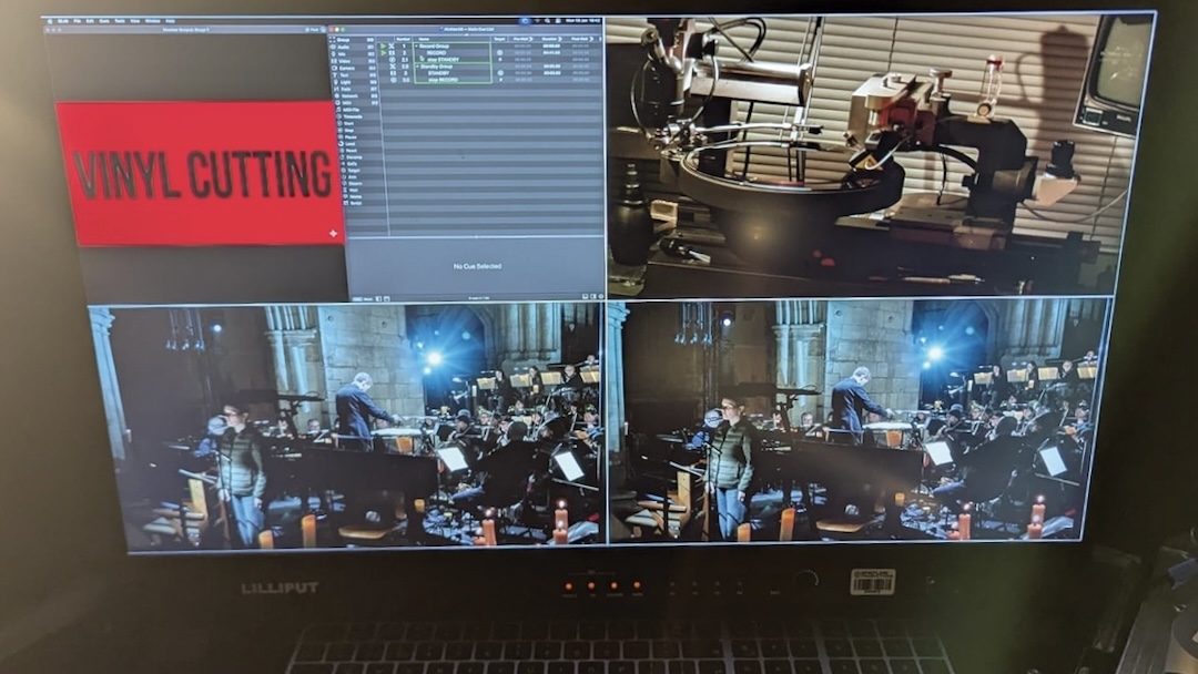 Following the recording remotely on the SSL System T.