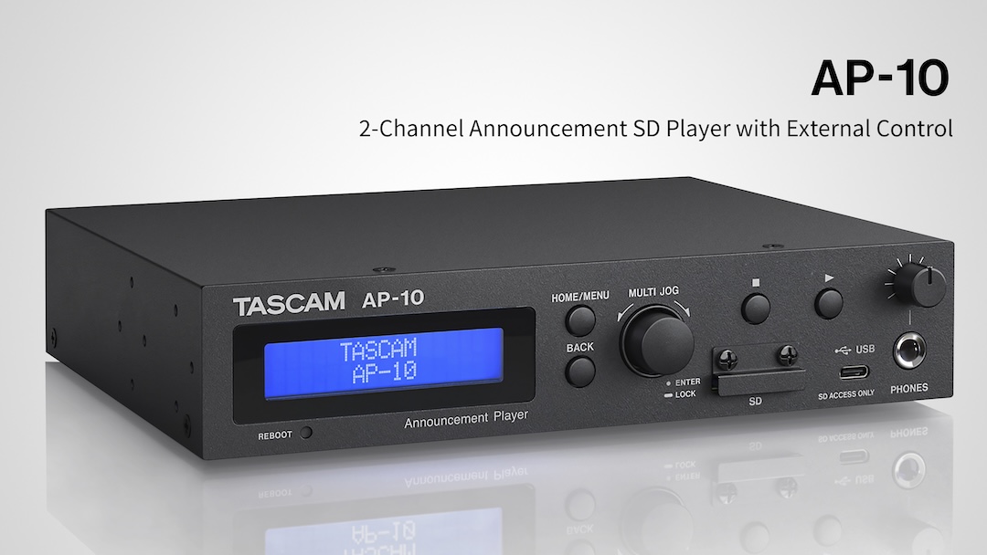Tascam AP-10 Announcement SD Player
