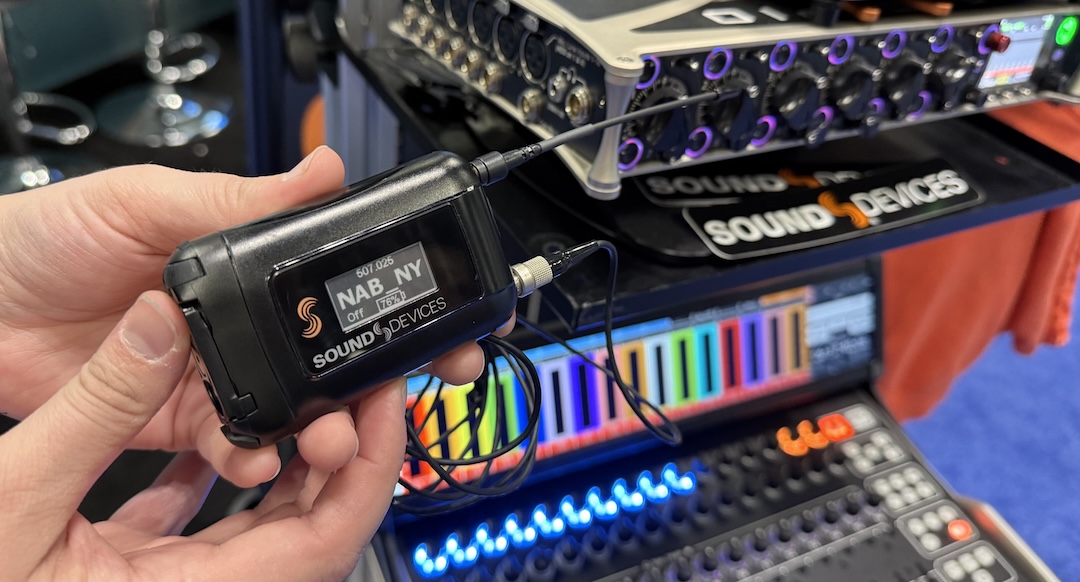 Sound Devices’ Laura Sillanpää discussed the company’s new Astral Mini Plus ultra‑compact digital wireless transmitter. Offering 8-plus hours of battery life, 169–1525 MHz SpectraBand tuning for global operation and IP67-rated waterproofing, the Astral Mini Plus just shipped this month.