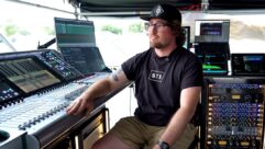 Jonny “Famous” Williams recently switched to an SSL Live L650 mixing console for the latest tour dates with Rod Stewart