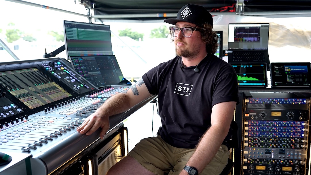 Jonny “Famous” Williams recently switched to an SSL Live L650 mixing console for the latest tour dates with Rod Stewart