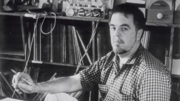 Alan Lomax in his studio, October 1961. Photo: Bettman