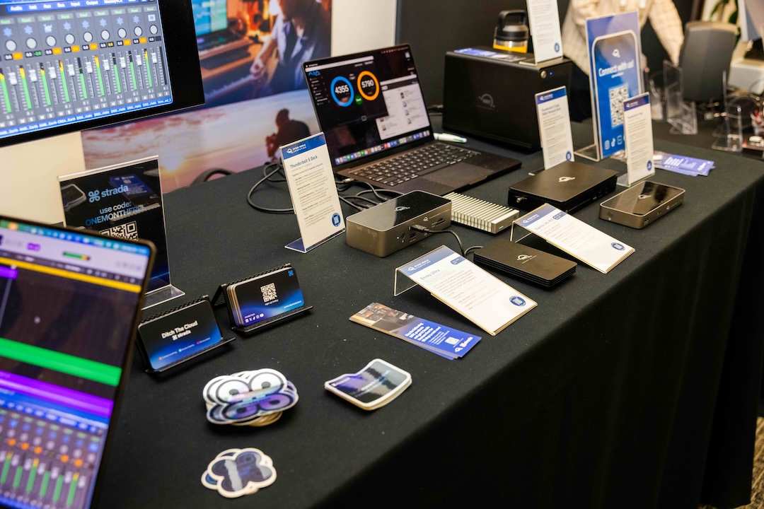 There is much more to OWC than Strada, however, as shown in the company’s tabletop display. Photo by Dajuana Jones/smug mug. Photo by Dajuana Jones/smug mug.