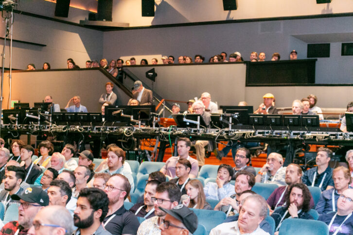 The Avid /ASG panels played to a packed house in the Cary Grant Theater. Photo by Dajuana Jones/smug mug.