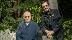 Ringo with producer T Bone Burnett Credit: Dan Winters