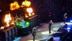 Black Sabbath at Madison Square Garden, performing beneath a new Clair Global Cohesion loudspeaker system. Photo: Steven J. Messina.